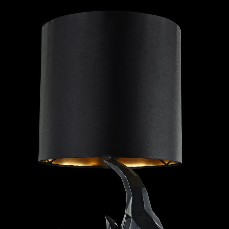 Table & Floor Lamp - Nashorn - Black Table lamp- Resin Maytoni-MOD470-TL-01-B - Nashorn - Black Table lamp- Resin