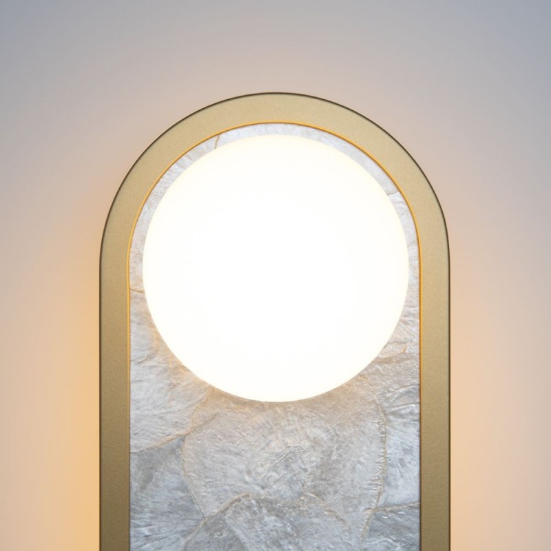Maytoni-MOD473WL-L20BSK - Blink - Gold CCT Wall Lamp with Decorative Pearl Mosaic