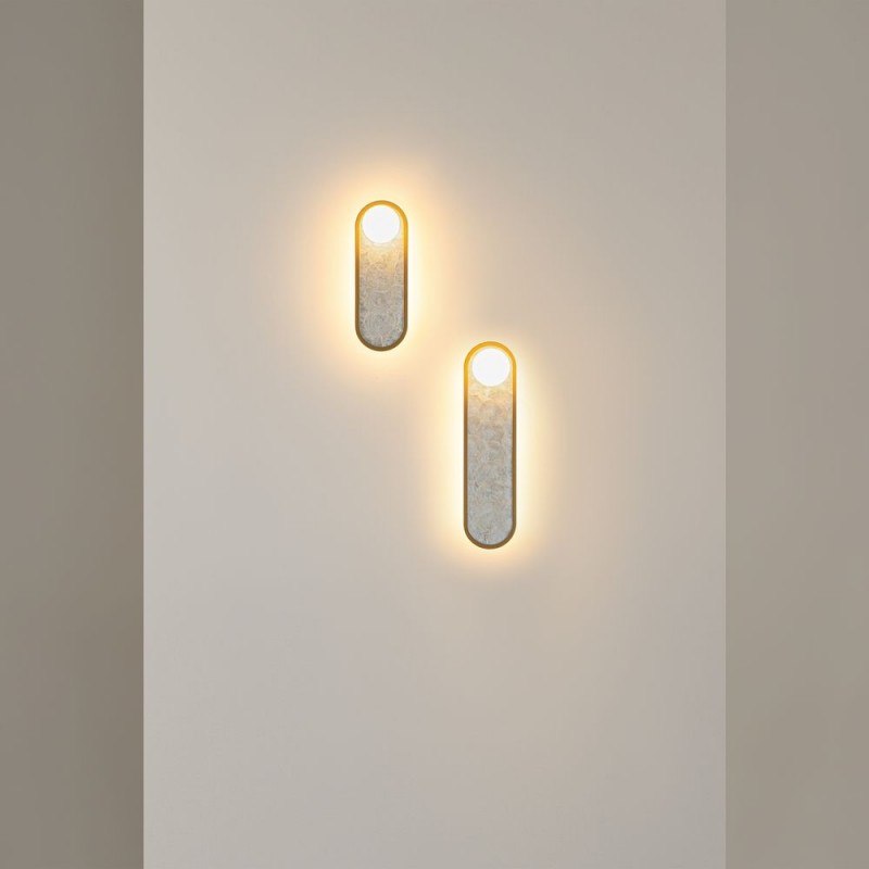 Maytoni-MOD473WL-L20BSK - Blink - Gold CCT Wall Lamp with Decorative Pearl Mosaic