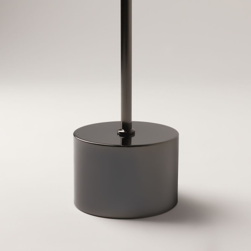 Maytoni-MOD478FL-L15B3K - Double Moon - Black LED Floor Lamp with Smoked Glass