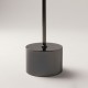 Maytoni-MOD478FL-L15B3K - Double Moon - Black LED Floor Lamp with Smoked Glass