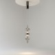 Maytoni-MOD478PL-L8B3K - Double Moon - Black LED Pendant with Smoked Glass