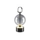 Maytoni-MOD478RL-L3B3K - Double Moon - Black Rechargeable LED Table Lamp with Smoked Glass