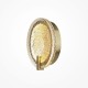 Maytoni-MOD481WL-L8BS3K - Regatta - Brass LED Wall Lamp with Decorative Glass