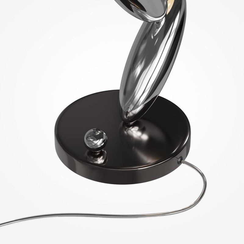 Maytoni-MOD482TL-L6PT3K - Resonance - Platinum LED Table Lamp with White Opal Glass
