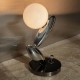 Maytoni-MOD482TL-L6PT3K - Resonance - Platinum LED Table Lamp with White Opal Glass