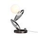 Maytoni-MOD482TL-L6PT3K - Resonance - Platinum LED Table Lamp with White Opal Glass