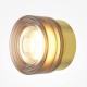 Maytoni-MOD493WL-L6BSK2 - Olo - Brass CCT Wall Lamp with Textured Amber Glass