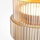 Maytoni-MOD496CL-L12BZK - Scala - Bronze LED Ceiling Lamp with Ribbed Amber Glass