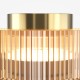 Maytoni-MOD496CL-L12BZK - Scala - Bronze LED Ceiling Lamp with Ribbed Amber Glass
