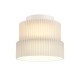 Maytoni-MOD496CL-L12WK - Scala - White LED Ceiling Lamp with Ribbed White Glass