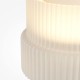 Maytoni-MOD496CL-L12WK - Scala - White LED Ceiling Lamp with Ribbed White Glass
