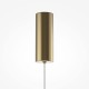 Maytoni-MOD496PL-L12BZK - Scala - Bronze LED Pendant with Ribbed Amber Glass