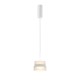 Maytoni-MOD496PL-L12WK - Scala - White LED Pendant with Ribbed White Glass