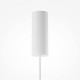 Maytoni-MOD496PL-L12WK - Scala - White LED Pendant with Ribbed White Glass