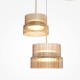 Maytoni-MOD496PL-L33BZK - Scala - Bronze 3 Light LED Cluster Pendant with Ribbed Amber Glass
