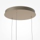 Maytoni-MOD496PL-L33BZK - Scala - Bronze 3 Light LED Cluster Pendant with Ribbed Amber Glass