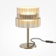 Maytoni-MOD496TL-L12BZK - Scala - Bronze LED Table Lamp with Ribbed Amber Glass