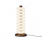Nuvem - Brown LED Floor Lamp with White Opal Glass