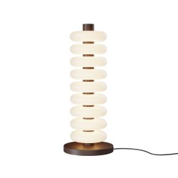 Nuvem - Brown LED Floor Lamp with White Opal Glass