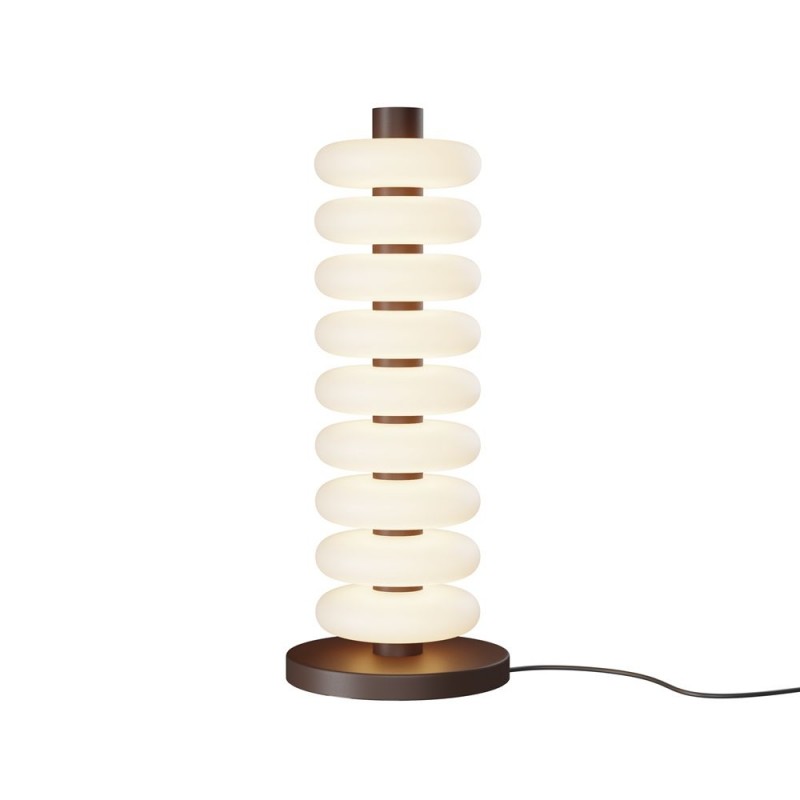 Maytoni-MOD497FL-L19BRK - Nuvem - Brown LED Floor Lamp with White Opal Glass