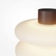 Maytoni-MOD497FL-L19BRK - Nuvem - Brown LED Floor Lamp with White Opal Glass