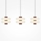 Maytoni-MOD497PL-L23BRK - Nuvem - Brown 3 Light LED over Island Fitting with White Opal Glass