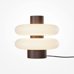 Nuvem - Brown LED Table Lamp with White Opal Glass