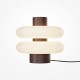 Maytoni-MOD497TL-L8BRK - Nuvem - Brown LED Table Lamp with White Opal Glass