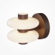 Maytoni-MOD497WL-L8BRK - Nuvem - Brown LED Wall Lamp with White Opal Glass