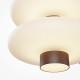 Maytoni-MOD497WL-L8BRK - Nuvem - Brown LED Wall Lamp with White Opal Glass