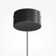 Maytoni-MOD498PL-L13BK1 - Float - Black LED Pendant with Smoked Glass