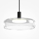 Maytoni-MOD498PL-L25BK - Float - Black 3 Light LED over Island Fitting with Clear Glass