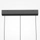 Maytoni-MOD498PL-L25BK - Float - Black 3 Light LED over Island Fitting with Clear Glass