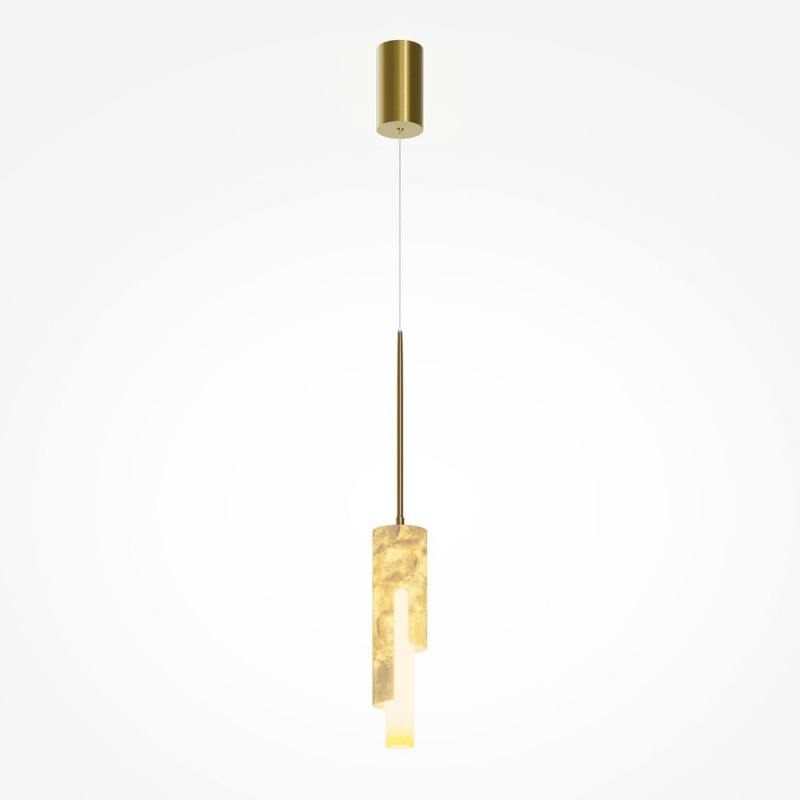 Maytoni-MOD499PL-L6GK - Maris - Gold LED Pendant with White Seashells