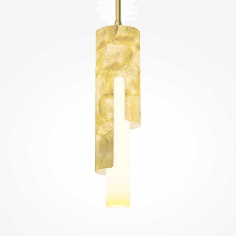 Maytoni-MOD499PL-L6GK - Maris - Gold LED Pendant with White Seashells