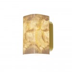 Maris - Gold Wall Lamp with White Seashells