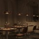 Maytoni-MOD501PL-L20BK - Bassa - Black LED Pendant with Olive Green Glass