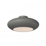 Aros - Grey LED Semi Flush