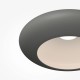 Maytoni-MOD507CL-L12GRK - Aros - Grey LED Semi Flush