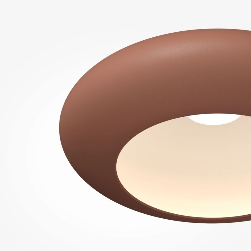 Maytoni-MOD507CL-L12CK - Aros - Copper LED Semi Flush