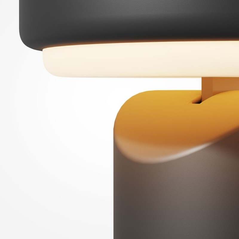 Maytoni-MOD508TL-L5BK - Topo - Rechargeable & Rotatable Black LED Table Lamp
