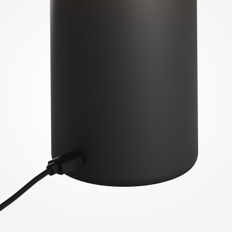Maytoni-MOD508TL-L5BK - Topo - Rechargeable & Rotatable Black LED Table Lamp