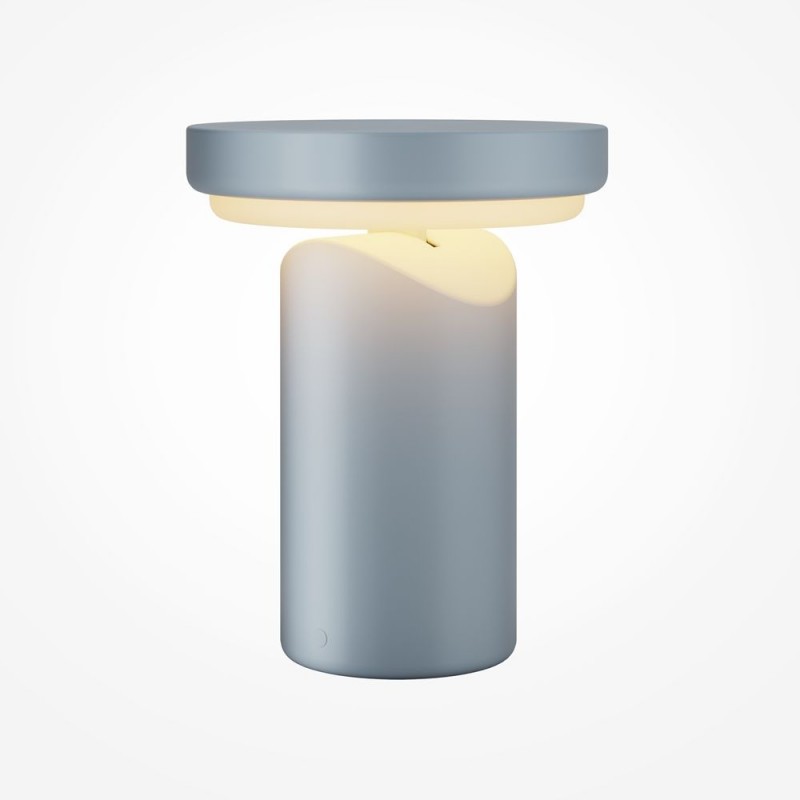 Maytoni-MOD508TL-L5BLK - Topo - Rechargeable & Rotatable Blue LED Table Lamp