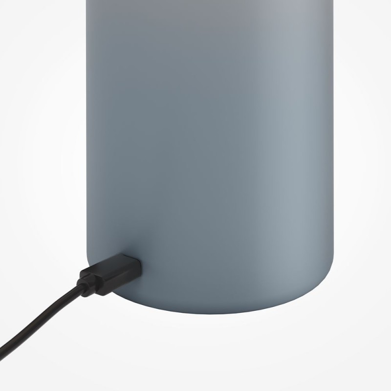 Maytoni-MOD508TL-L5BLK - Topo - Rechargeable & Rotatable Blue LED Table Lamp