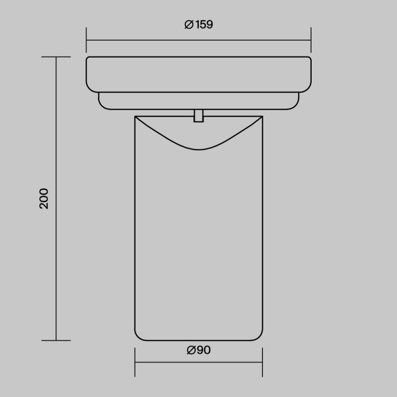 Maytoni-MOD508TL-L5GRK - Topo - Rechargeable & Rotatable Grey LED Table Lamp