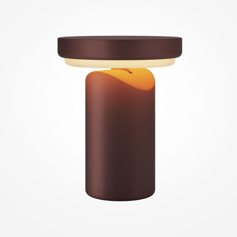 Maytoni-MOD508TL-L5RK - Topo - Rechargeable & Rotatable Red LED Table Lamp