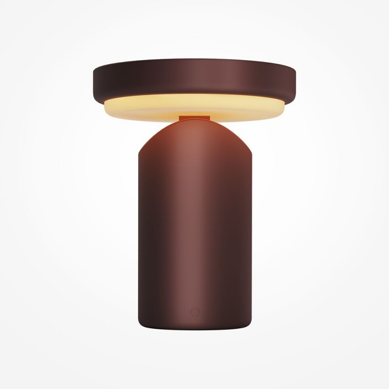 Maytoni-MOD508TL-L5RK - Topo - Rechargeable & Rotatable Red LED Table Lamp