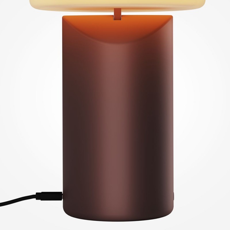 Maytoni-MOD508TL-L5RK - Topo - Rechargeable & Rotatable Red LED Table Lamp