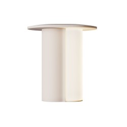 Asym - Rechargeable Beige & White LED Table Lamp